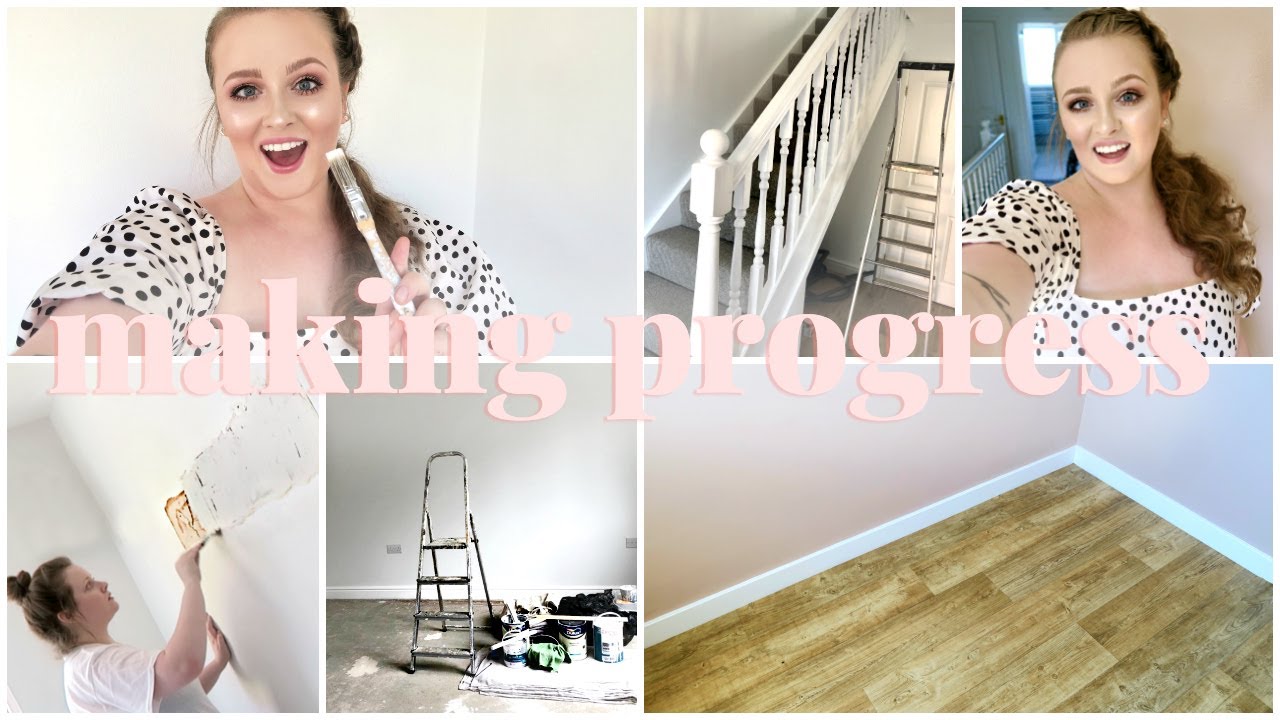 MAKING PROGRESS WITH OUR HOUSE! Prep, Painting, Flooring & An Honest Chat