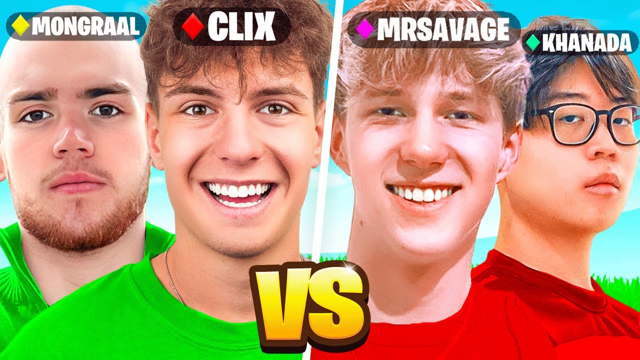 Clix & Mongraal vs. MrSavage & Khanada