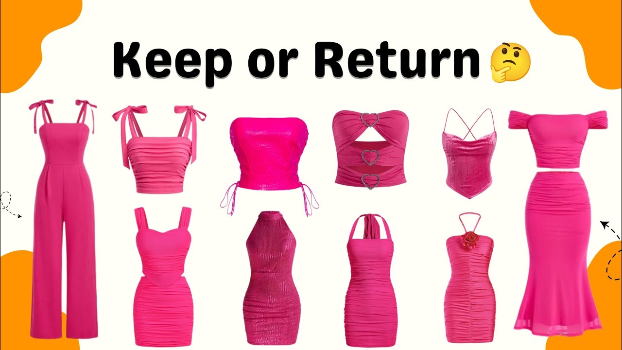 Help Me Choose 🥴Keep or Return🤔 Pink Outfit Edition 💗✨