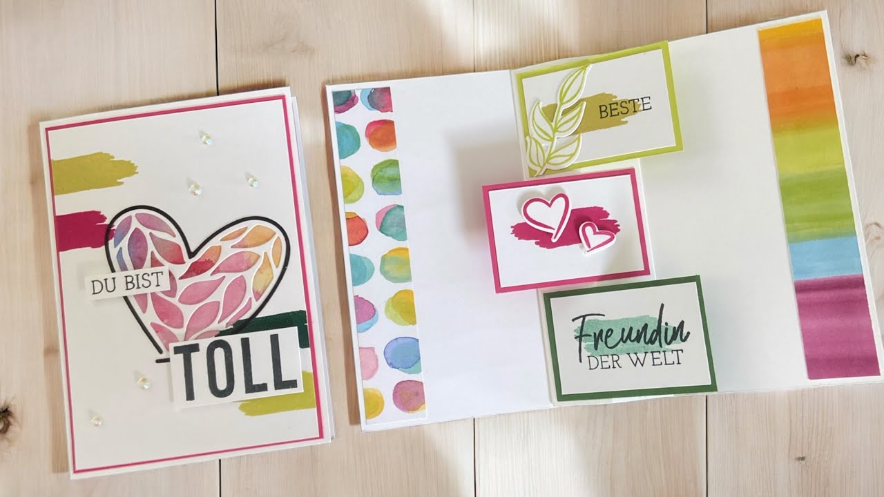 Triple-Panel-Card basteln/ Anfänger geeignet/ Das Beste/ Stampin`Up!