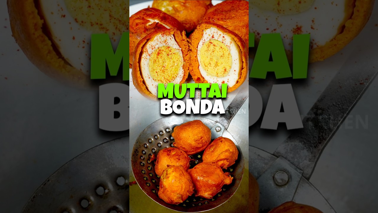 டீக்கடை சுவைல முட்டை போண்டா ரகசியம் | Egg bonda recipe | Muttai bonda | Evening Snacks Time #shorts