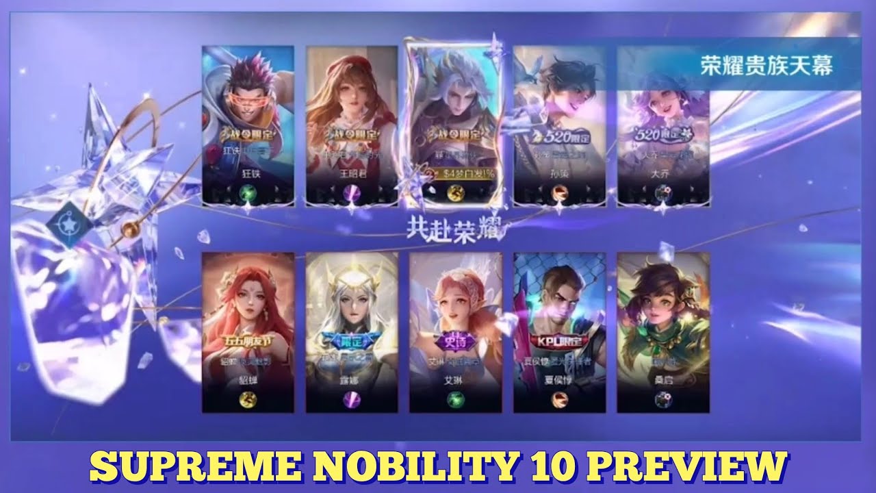 SUPREME NOBILITY 10 & NOBILITY UPDATED MAYBE MID-2026 | HONOR OF KINGS