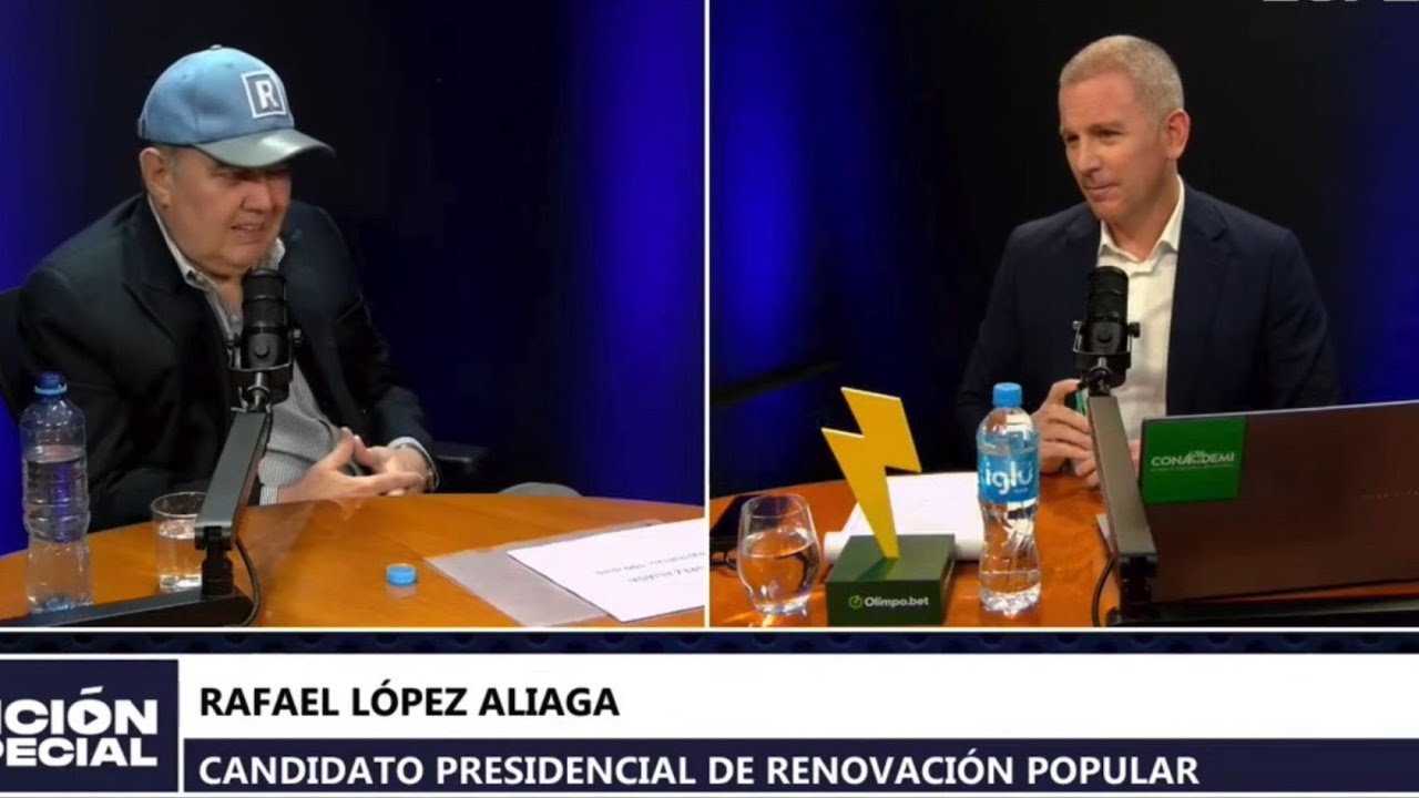 Algunos integrantes del gran equipo que acompaña a Rafael López Aliaga