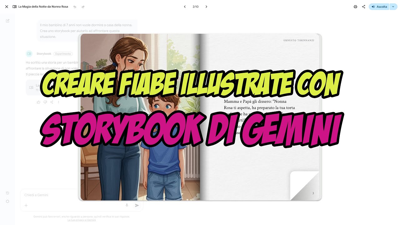 Come creare fiabe illustrate da prompt di testo e da foto del PC con la AI di Storybook di Gemini