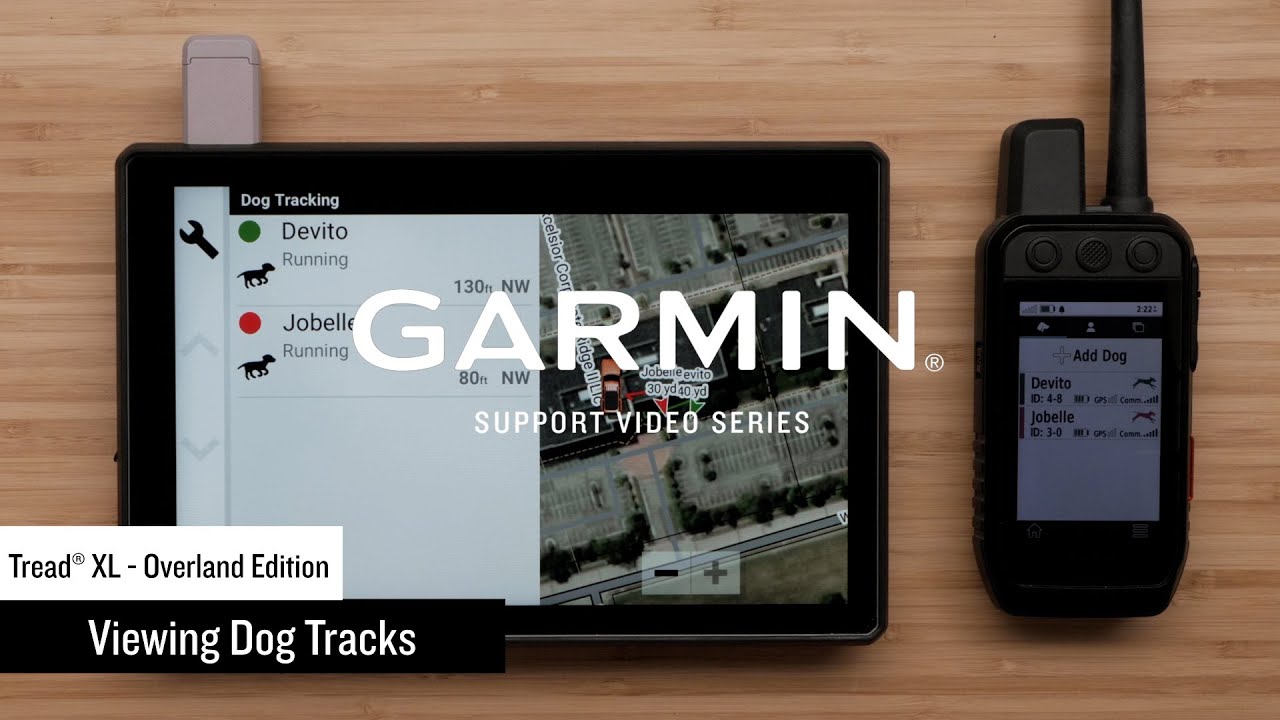 Support: Viewing Dog Tracks on the Tread® XL Overland Edition