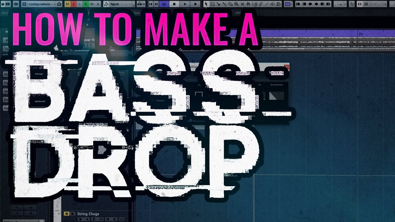How to make custom bass drops / sub drops in Cubase (tutorial)