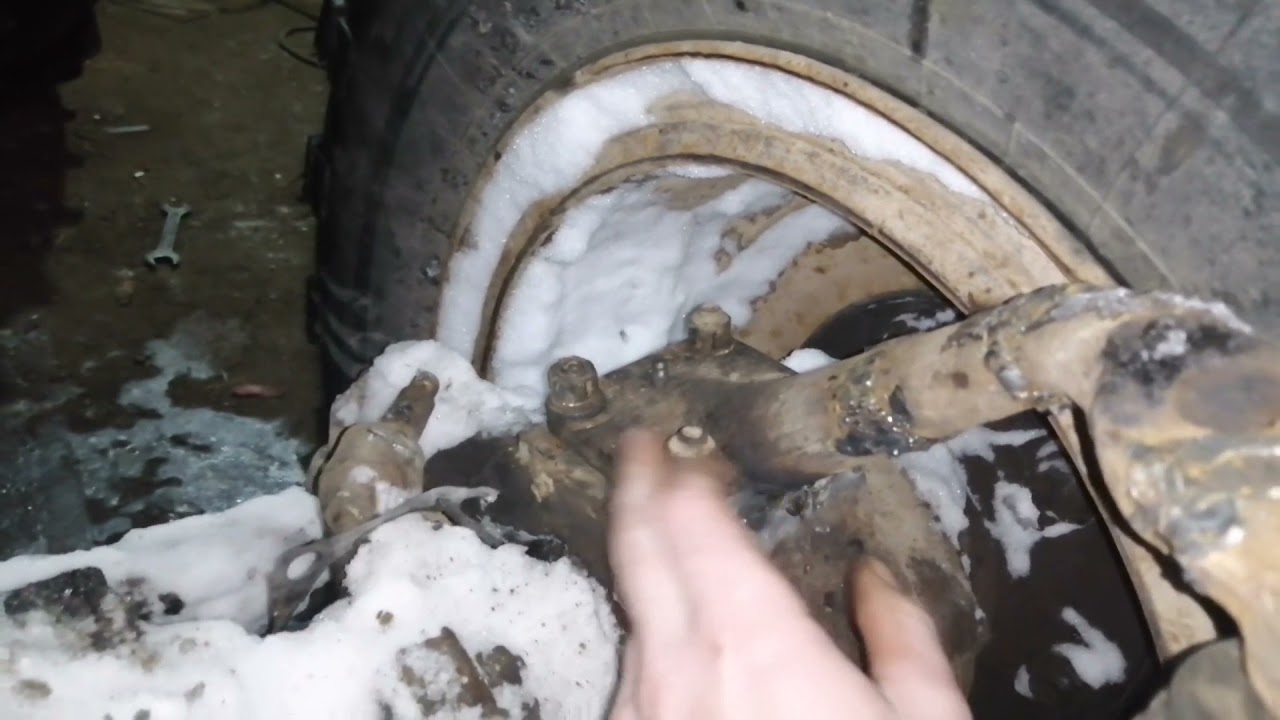 юмз6 4×4 с мостом газ66 первые поломки