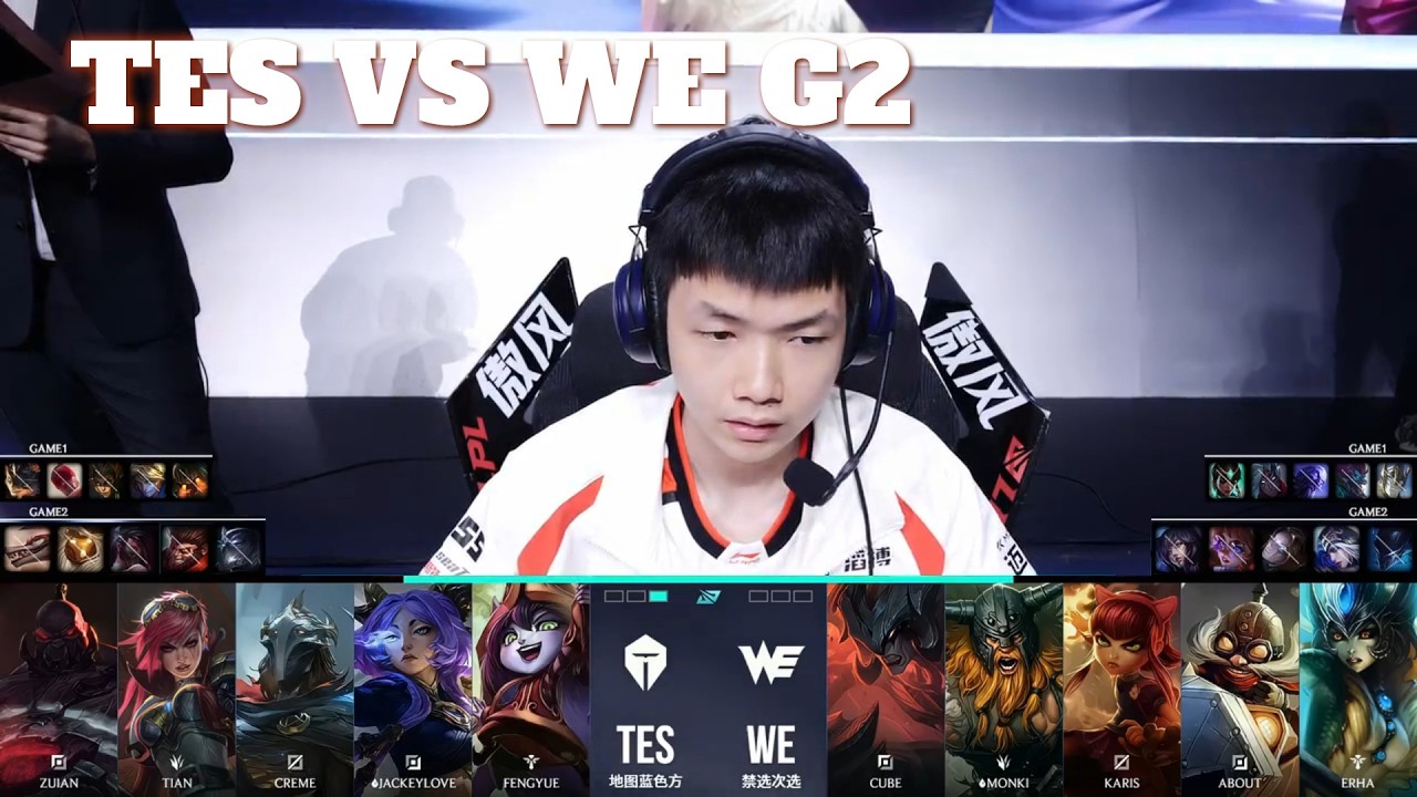 TES vs WE Game 2 | LPL 2026 Split 2 Playoffs Upper Bracket Finals | Top Esports vs Team WE G2