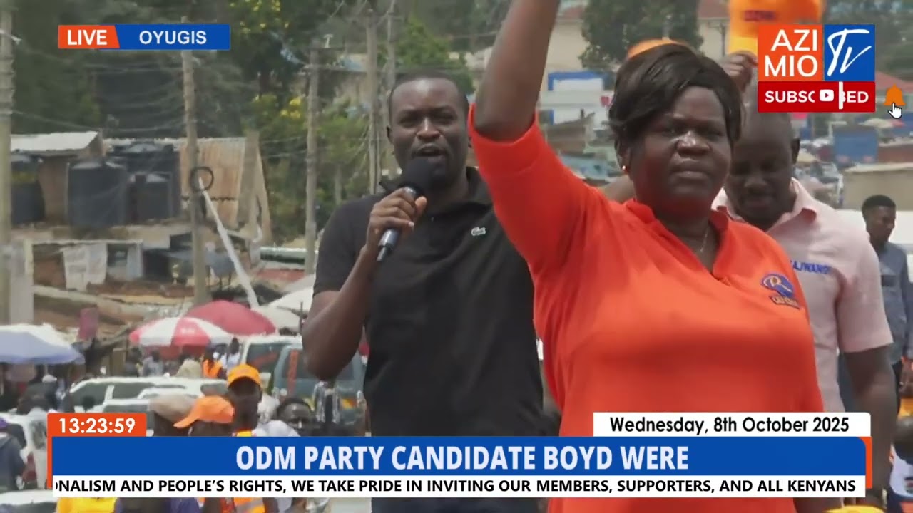 Boyd Were brings Kasipul to a STANDSTILL as residents THRONG grounds to receive young ODM leader