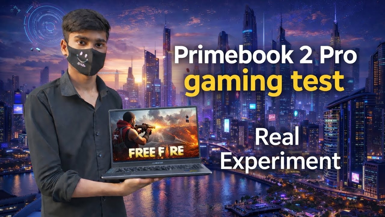 “Prime Book 2 Pro Gaming Test 🔥 | Free Fire 😱 Smooth Chalega kya? 🤔” Real Gaming Test 😱