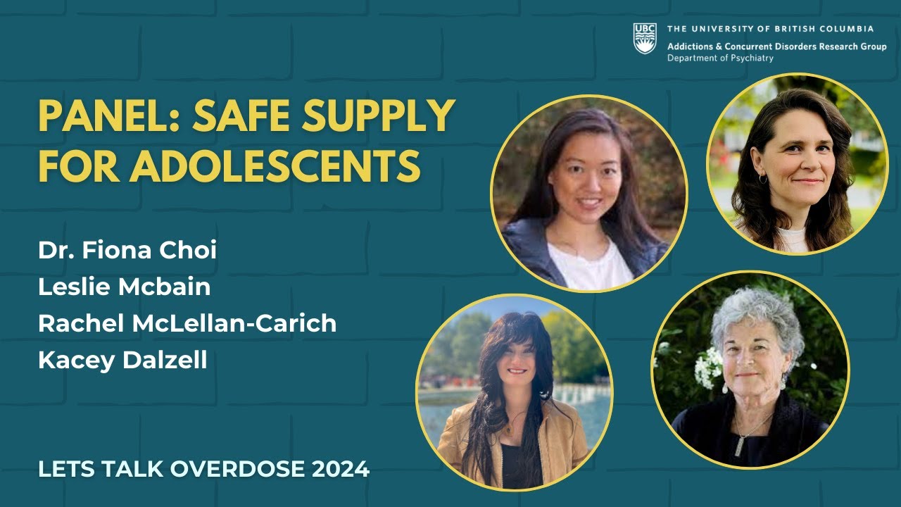 Panel discussion: Safe supply for adolescents