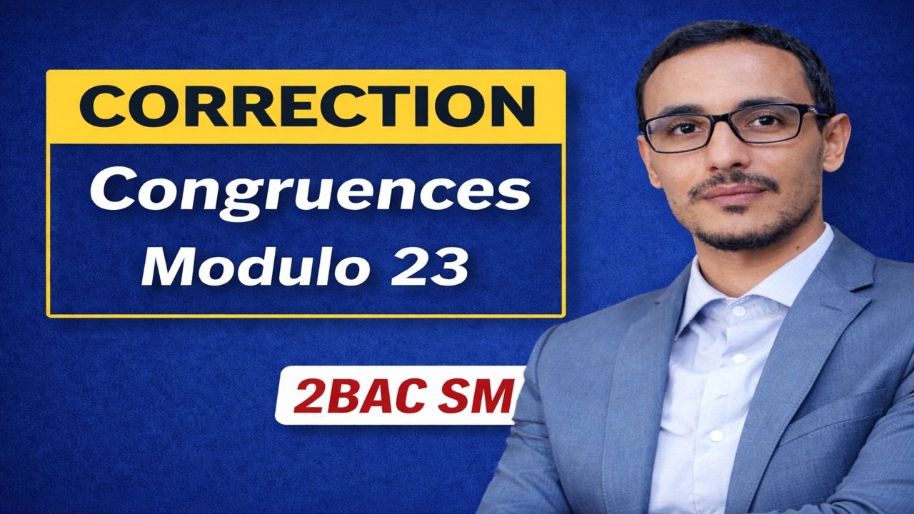 Correction Exercice Congruences & Théorème Chinois | 2BAC SM Maroc | Algorithme d’Euclide