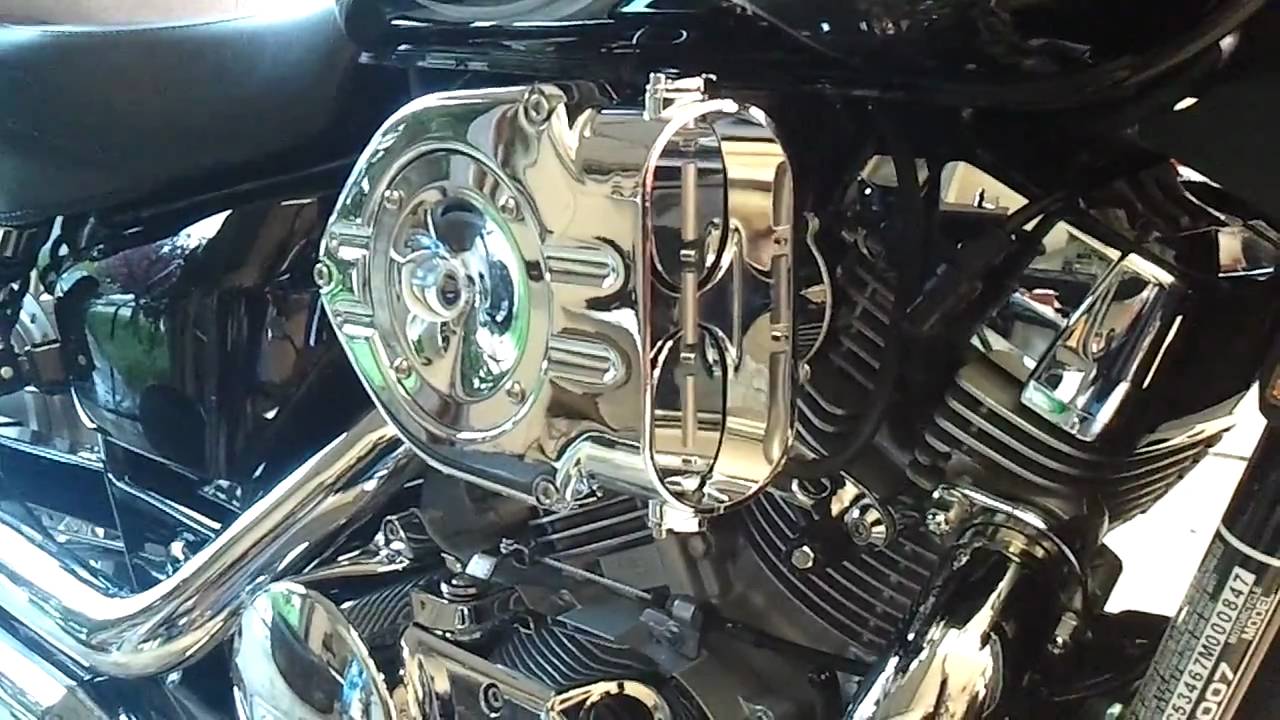 2007 Honda spirit 750c2 vance and hines with hyper charger