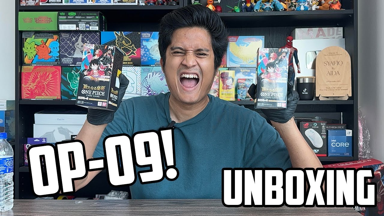 OP-09 ONE PIECE UNBOXING!