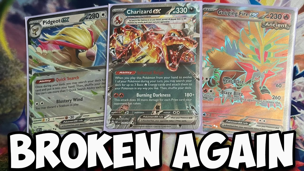 Charizard ex Is Broken Again In The New Format! Charizard ex Deck Profile