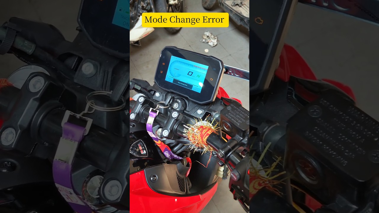 MODE CHANGE ERROR 🏍️ BIG PROBLEM RTR 160 4V 💯 NEW MODEL 2025 ☠️ #rtr1604v #rtr160 #bike #problem