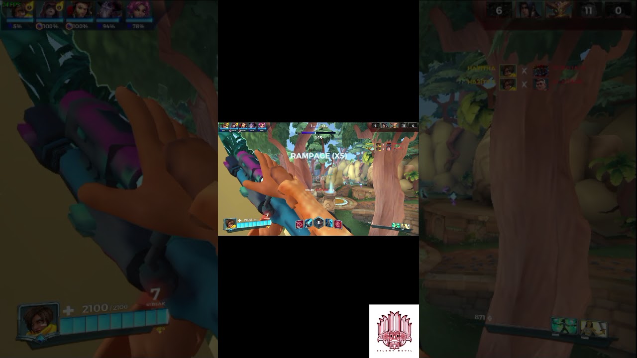 KINESSA ONE SHOT BUILD! CRAZY 2100 DAMAGE! Eagle Eye Kinessa (Paladins Gameplay)  savage(*9) #shorts