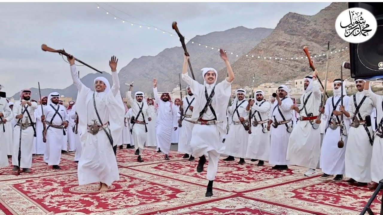 مدقال رجال الحجر في زواج فهد بن ابراهيم ابوخيرة  في قصر السلطان بمحايل يوم الخميس ٢٠-٧-١٤٤٥هـ