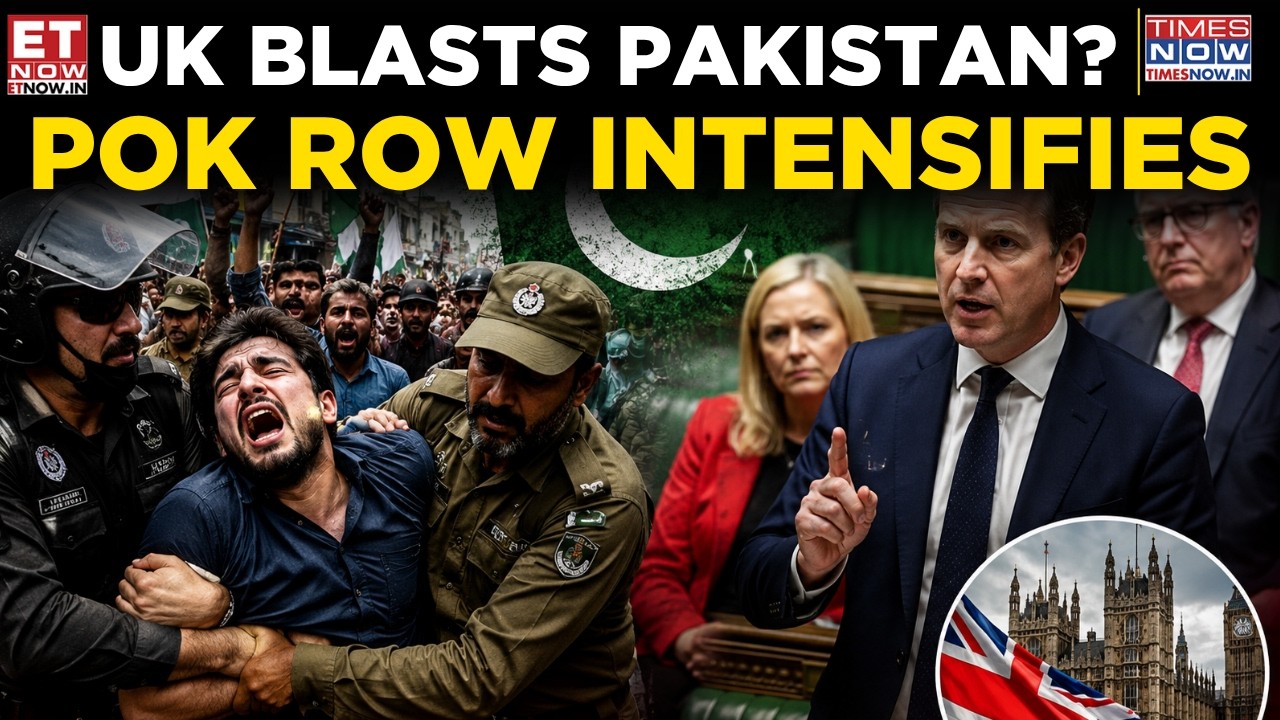 Pakistan Accused Of Crackdown In PoK | UK Lawmakers Demand Accountability | World News | ET Now