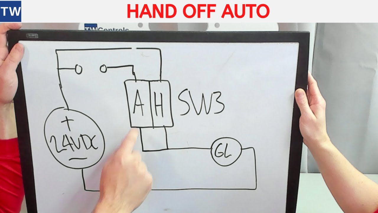 How to Wire a HOA Hand Off Auto Control Circuit for Manual and Auto