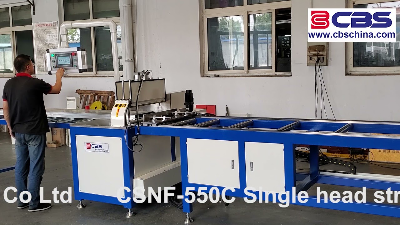 Aluminium Formwork 600mm Straight Cutting Machine with CNC Size Stopper -CSNF-550C