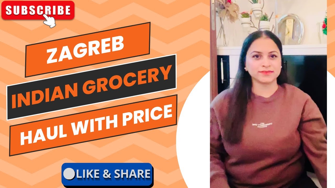 Finding Indian Groceries in Zagreb | Haul Video with Prices 🛍️✨| #groceries #indianineurope #youtube