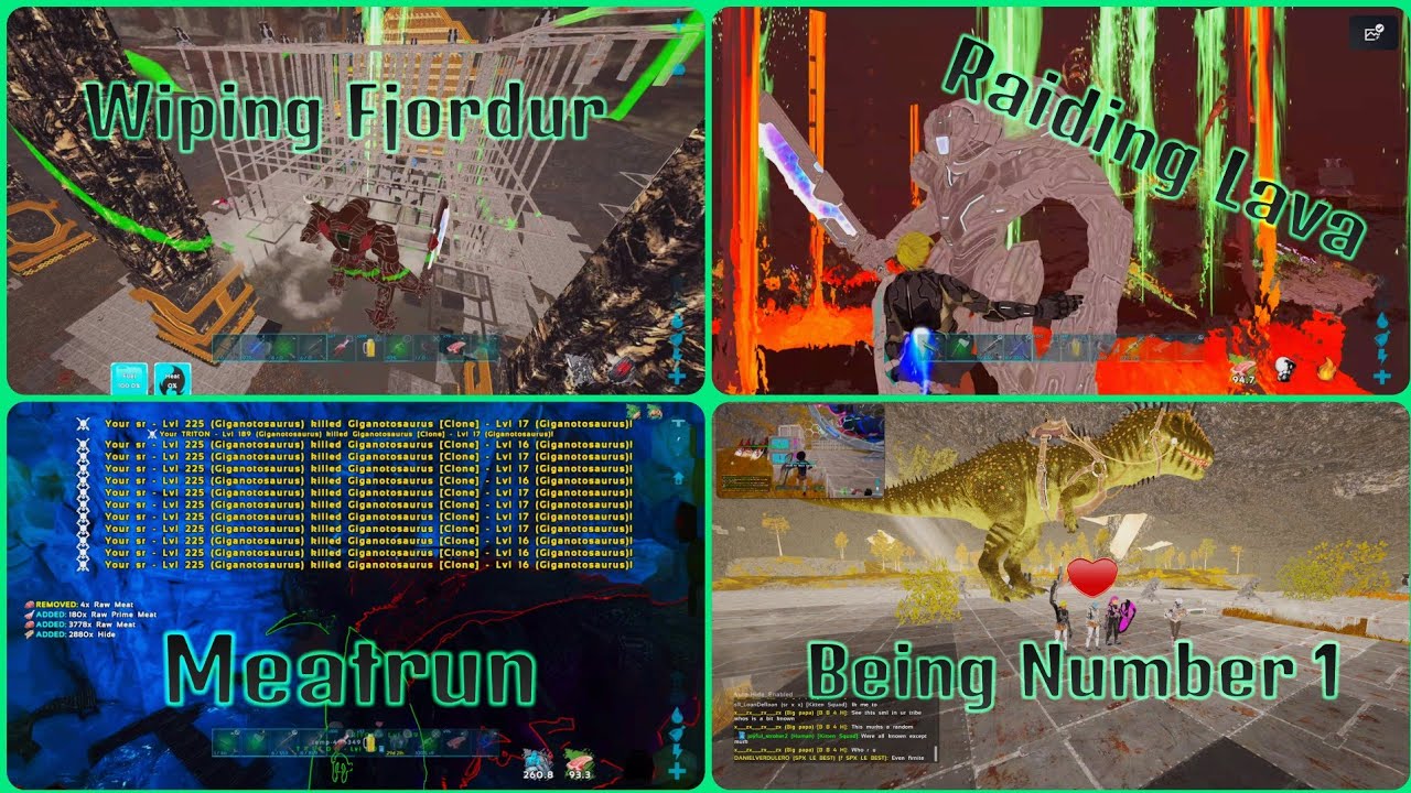 Ark Ps5 | Wiping Fjordur | Meatrunning South Ice |On 