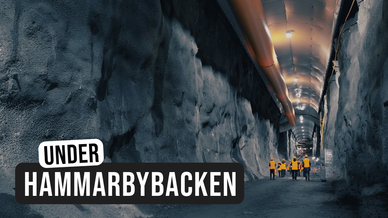 Bergrummen under Hammarbybacken - Stockholms största?