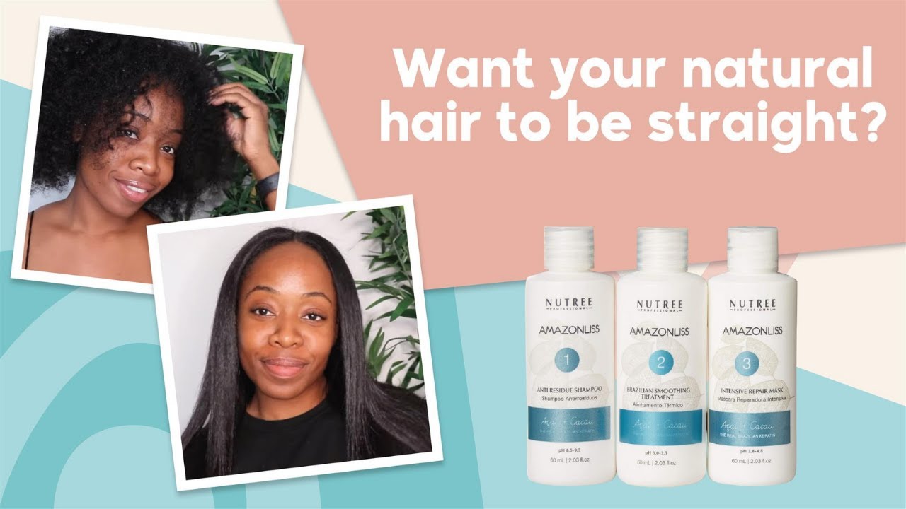 Hair straightening treatment for natural hair!