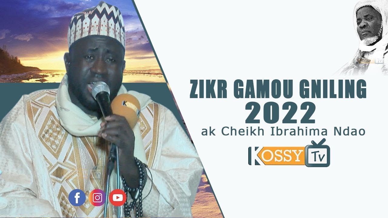 100% Zikr avec Cheikh Ibrahima Ndao au Gamou Gniling 2022