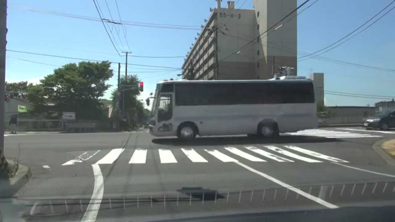 東支所通 [ #室蘭市1080p 車載動画ドライブ]：市場通交点～大和通交点