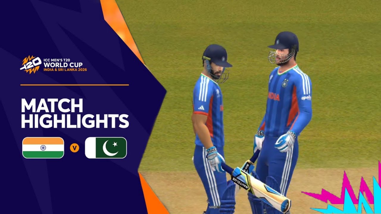 Men's T20 wc 2026 Group stage | India 🇮🇳 v 🇵🇰 pakistan Match Highlights | Real cricket 