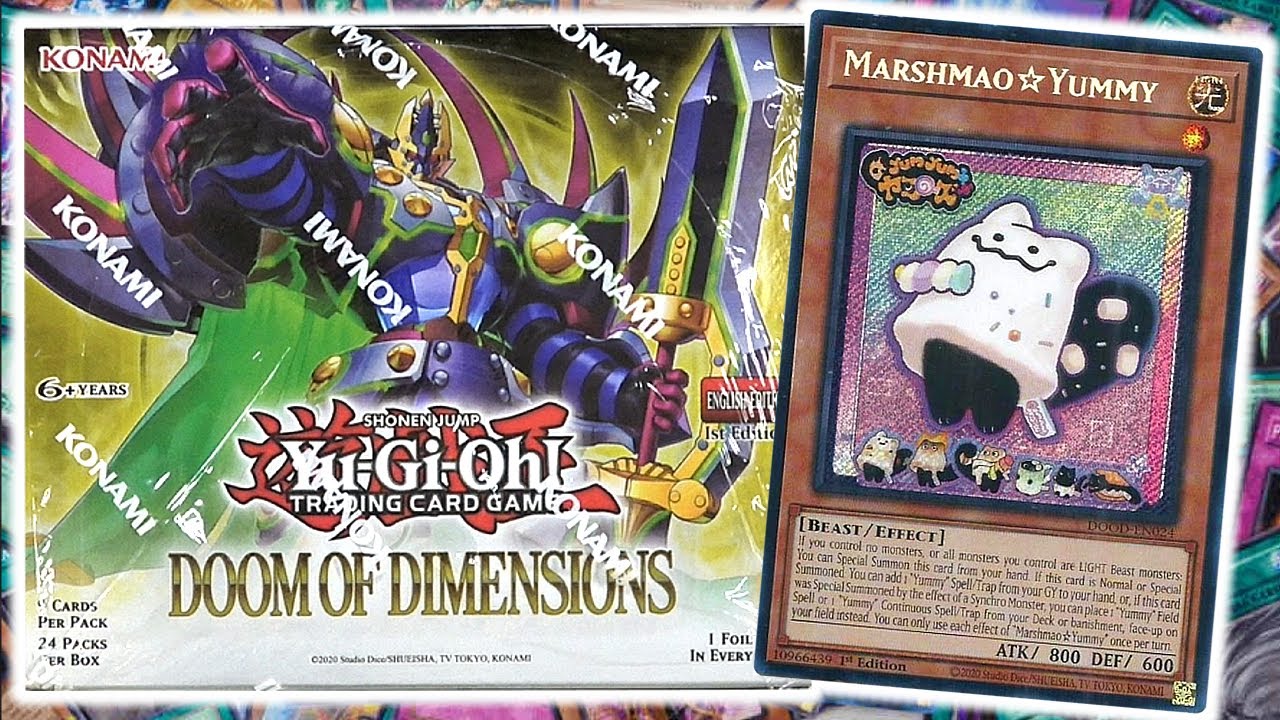 НОВЫЙ БОКС ОТ KONAMI! Открытие коробки Yu-Gi-Oh! Doom of Dimensions!