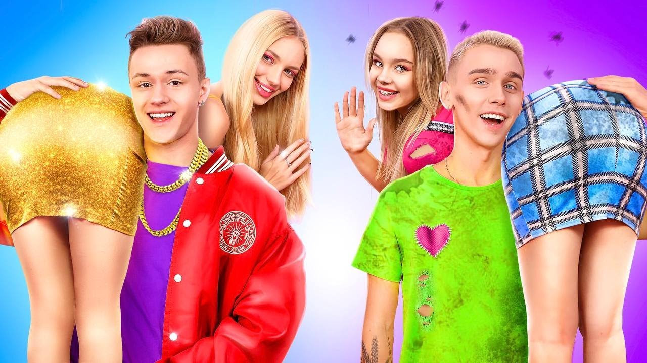 Poor Couple vs Rich Couple! We Are Trapped In Our House