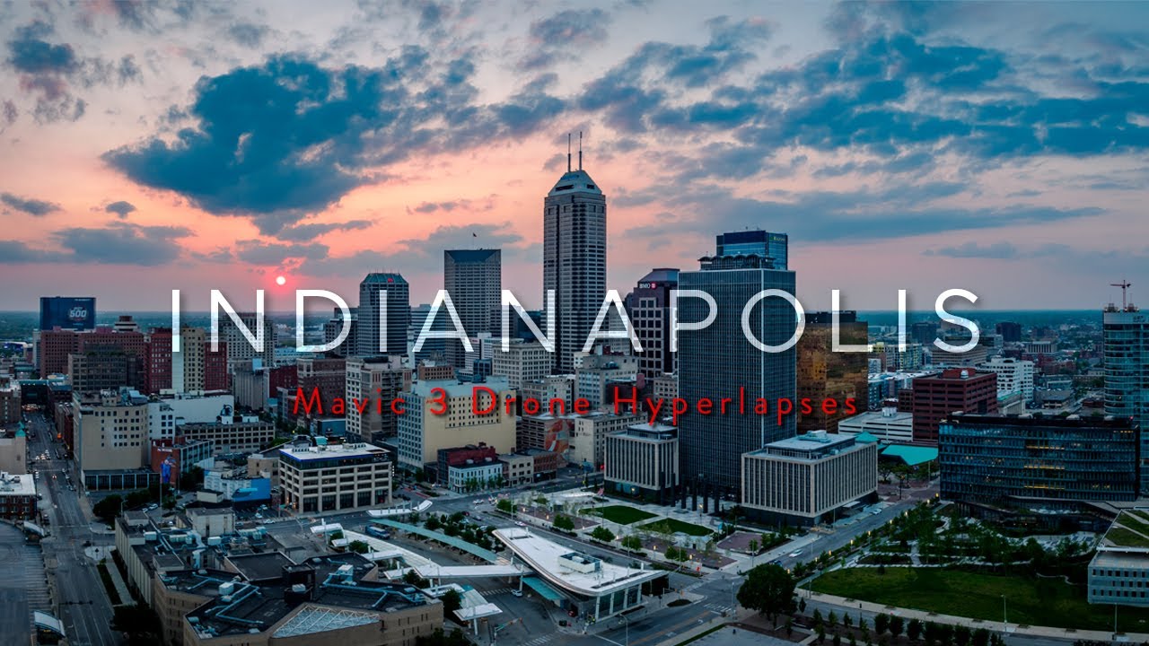 Indianapolis Skyline Drone Hyperlapses 2022