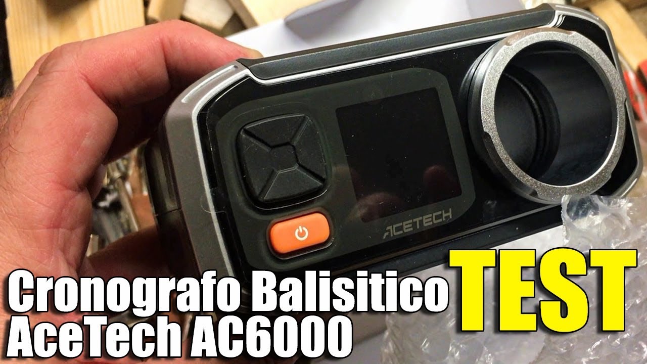 TEST Cronografo Balistico AceTech AC6000 per pistole ad aria compressa - n&deg;93