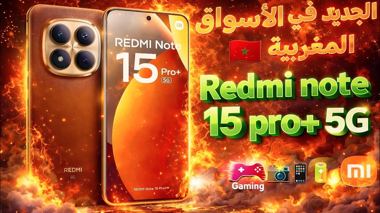 مراجعة هاتف redmi note 15 pro plus 5g .....! 🔥 هاتف جديد في الأسواق 🇲🇦 | أفضل هاتف في الفئة المتوسطة