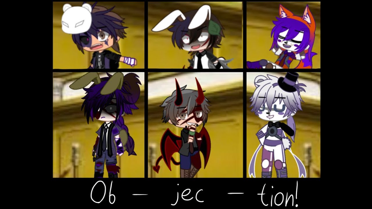 Objection meme| 3 versions| FNAF| Aftons| My AU