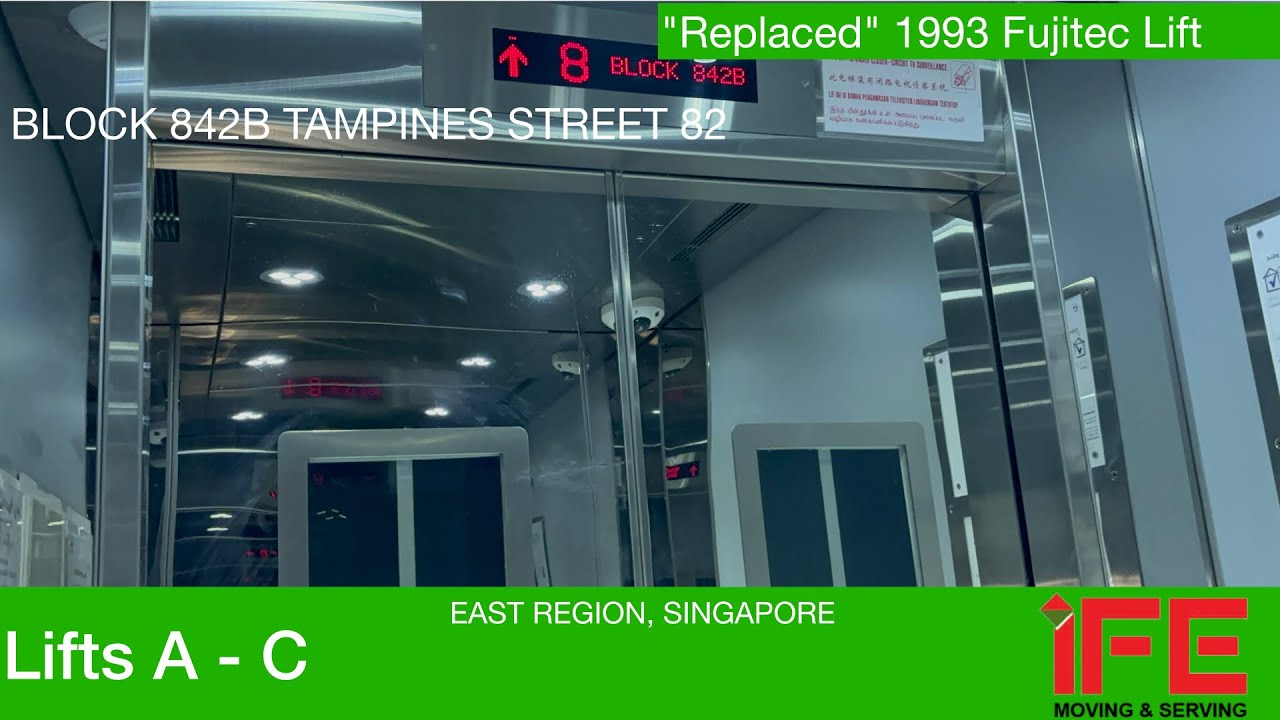 HDB Block 842B Tampines || IFE Elevator