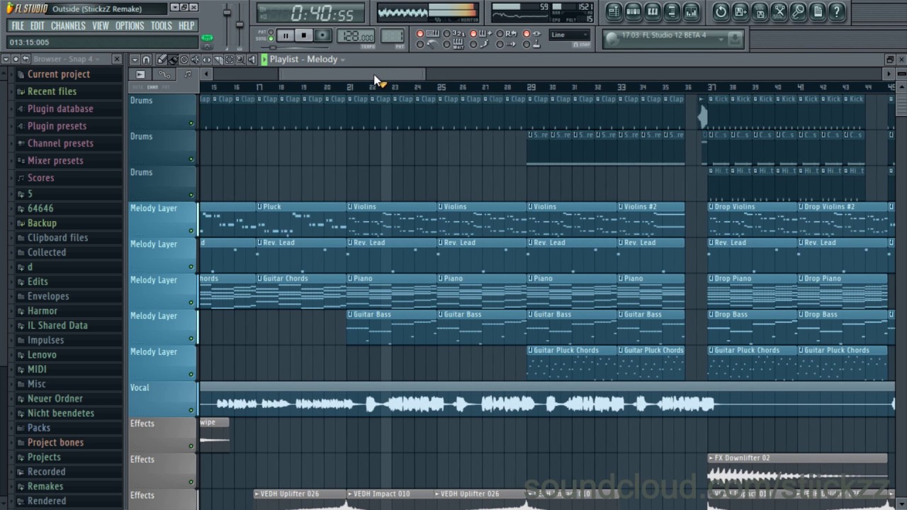 Calvin Harris - Outside ft. Ellie Goulding (FL Studio Remake)