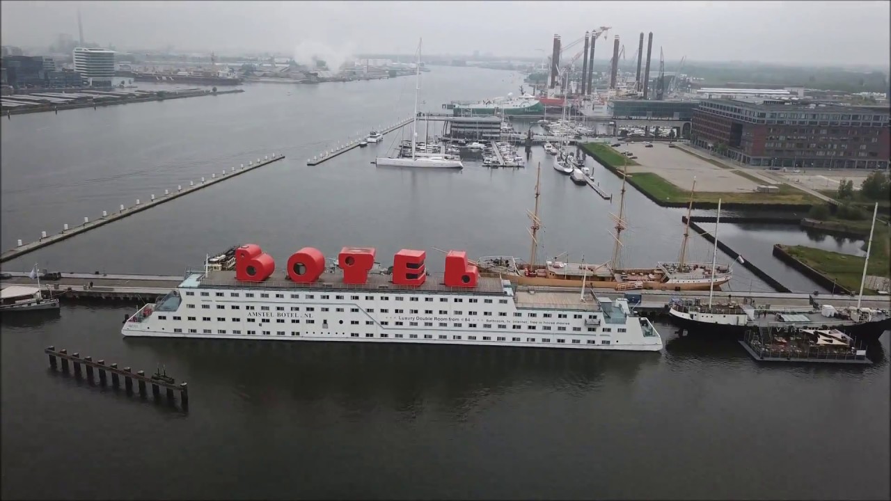 NDSM Wharf Amsterdam by DRONE in Morning Fog!!