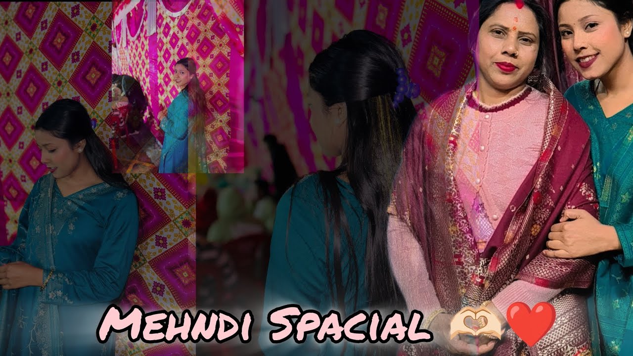Mehndi Spacial 🫶🏻|||bahutb dance kr liya aj😂😂😍|||Arjukothiyalvlogs 