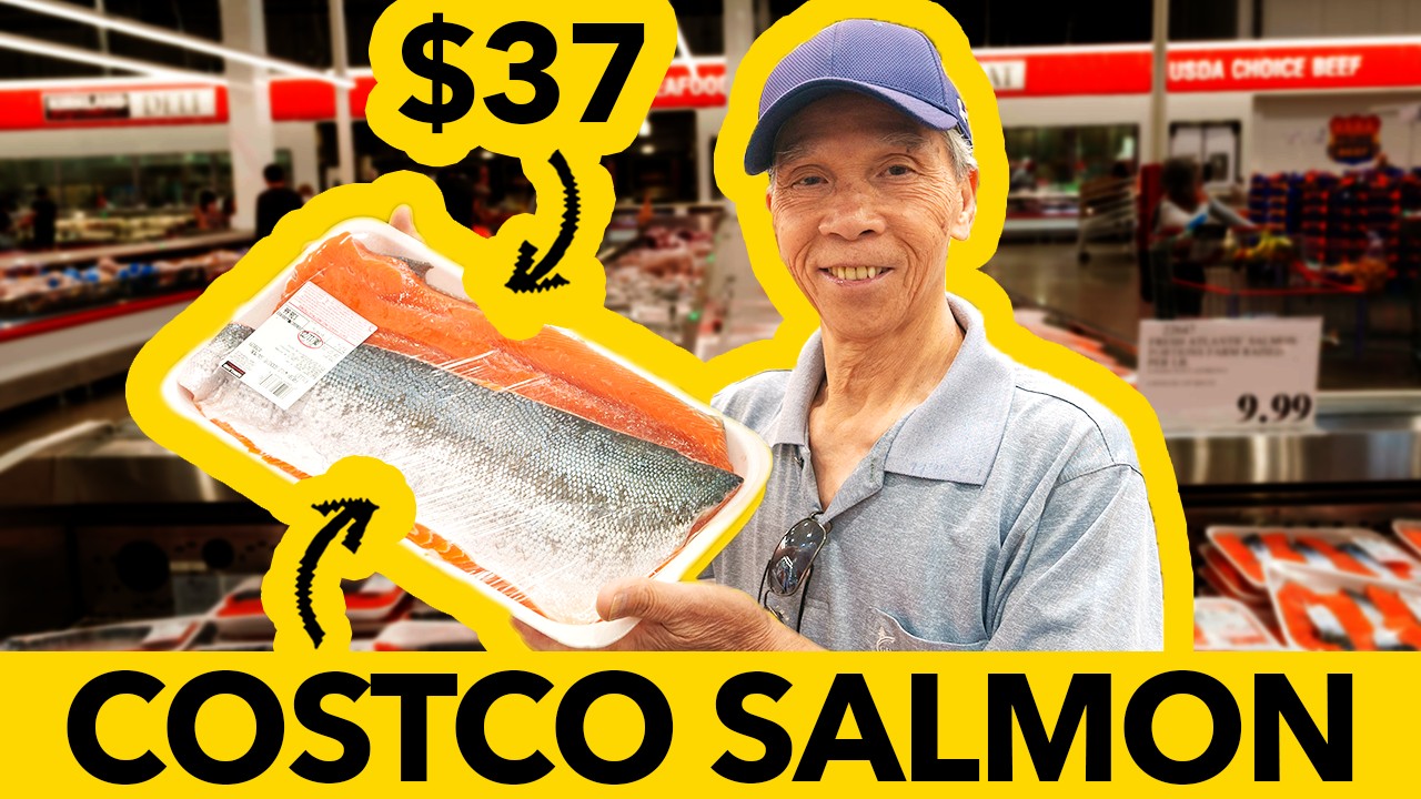 🐟 Как китайский повар готовит лосося (лосось на пару)!
