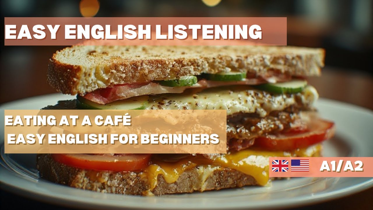 Eating at a Café ☕ | Easy English for Beginners (A1–A2)