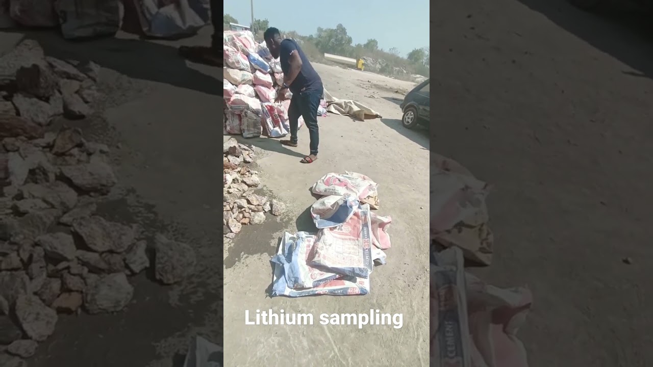 lepidolite lithium sampling