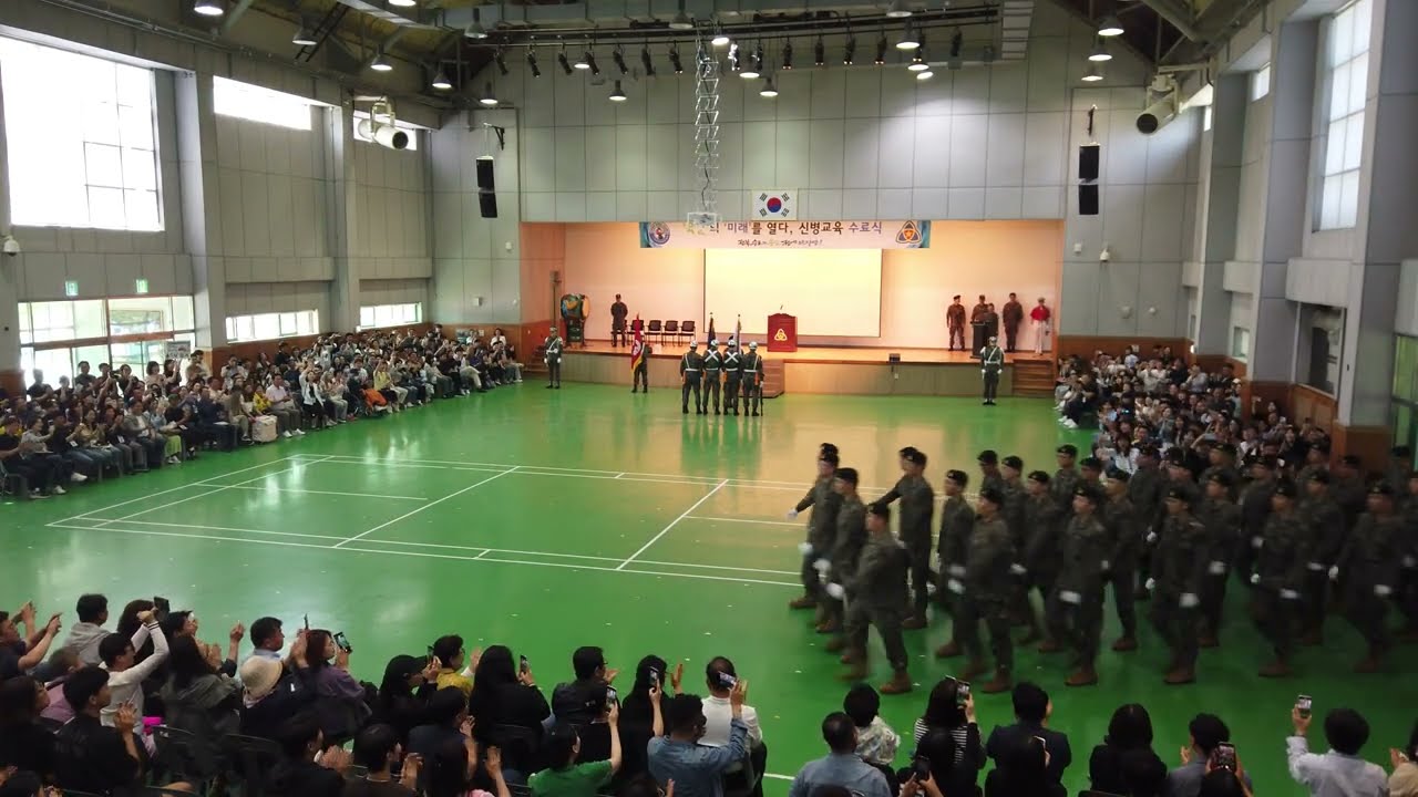 35사단 신병교육대 24-7 2중대 입장식