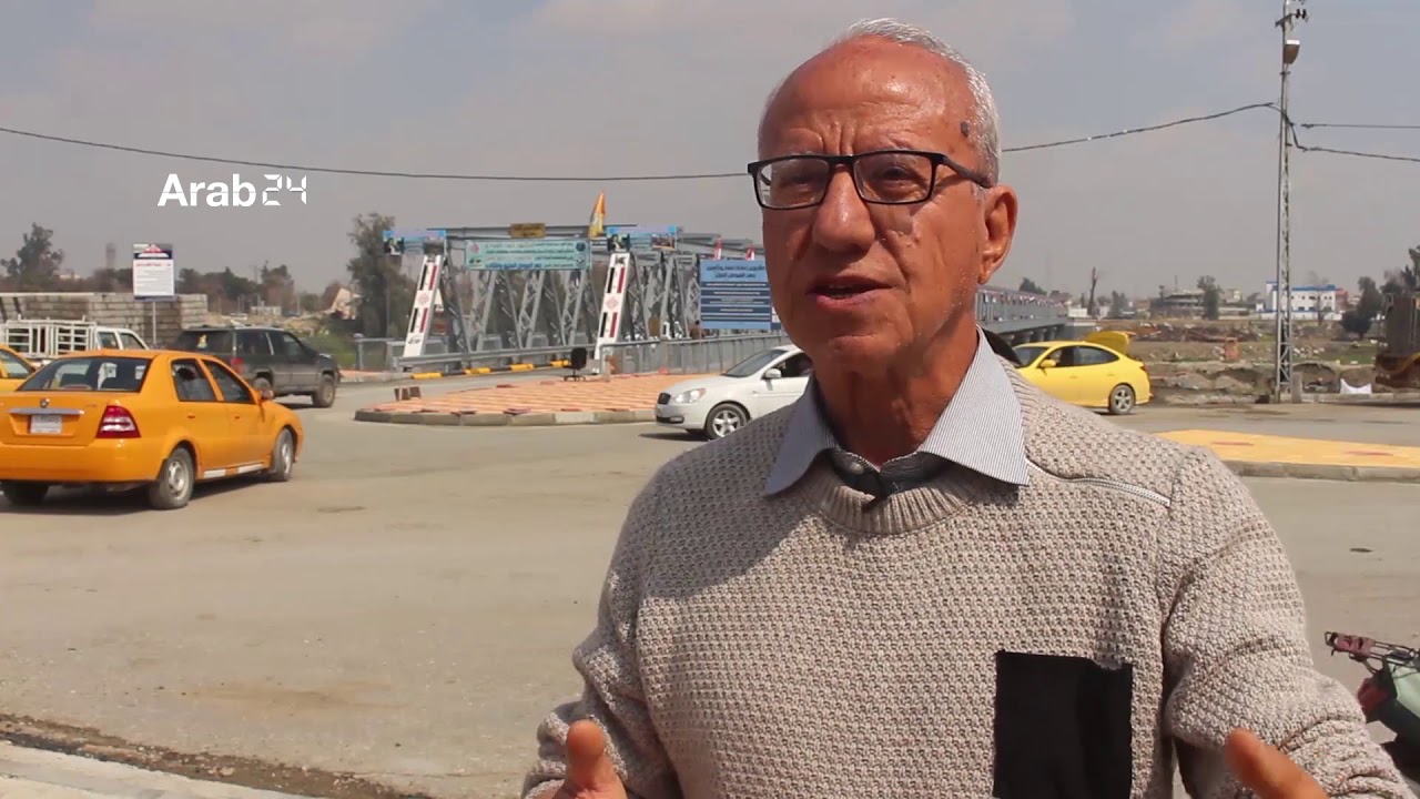 العراق - الجسر العتيق ينعش الحركة بين جانبي مدينة الموصل