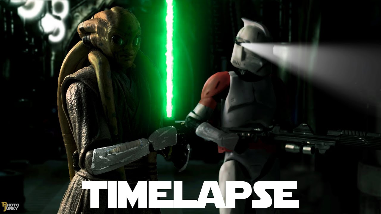 Kit Fisto Toy Photography (Photoshop Timelapse)