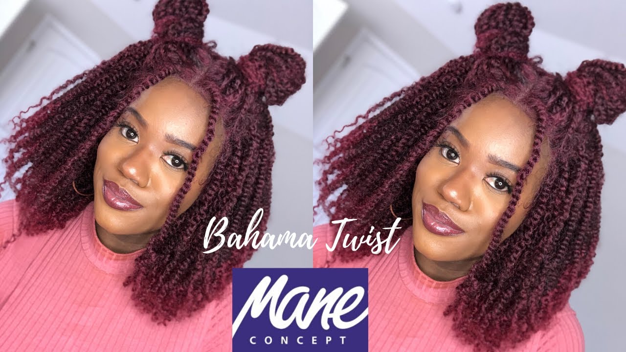 KINKY TWIST WITHIN 10 MINUTES!.....Mane Concept RCIB212 Bahamas Twist 14