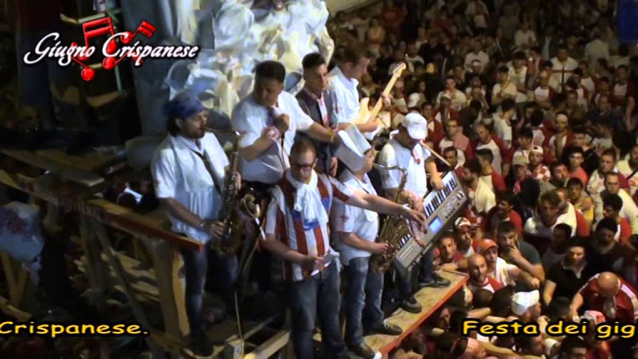 Festa dei gigli Crispano 2014 - Paranza Tigrotti via S. Gennaro e ingresso in Pazza.